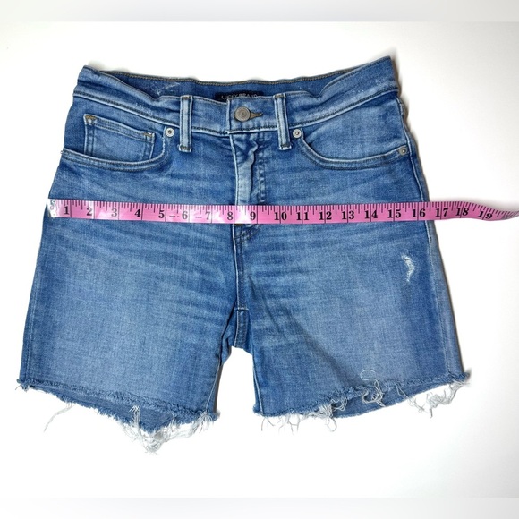 Lucky Brand Ava Mid Rise Women's Blue Denim Shorts Size- 6 - Picture 3 of 5
